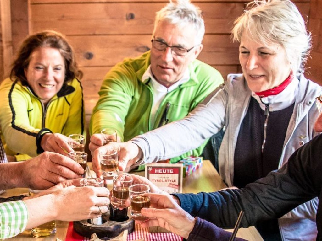 Einkehr in der Sennhütte in St. Anton am Arlberg