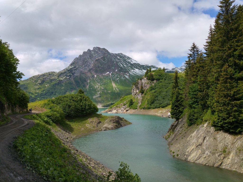 Anfahrt zum Spullersee