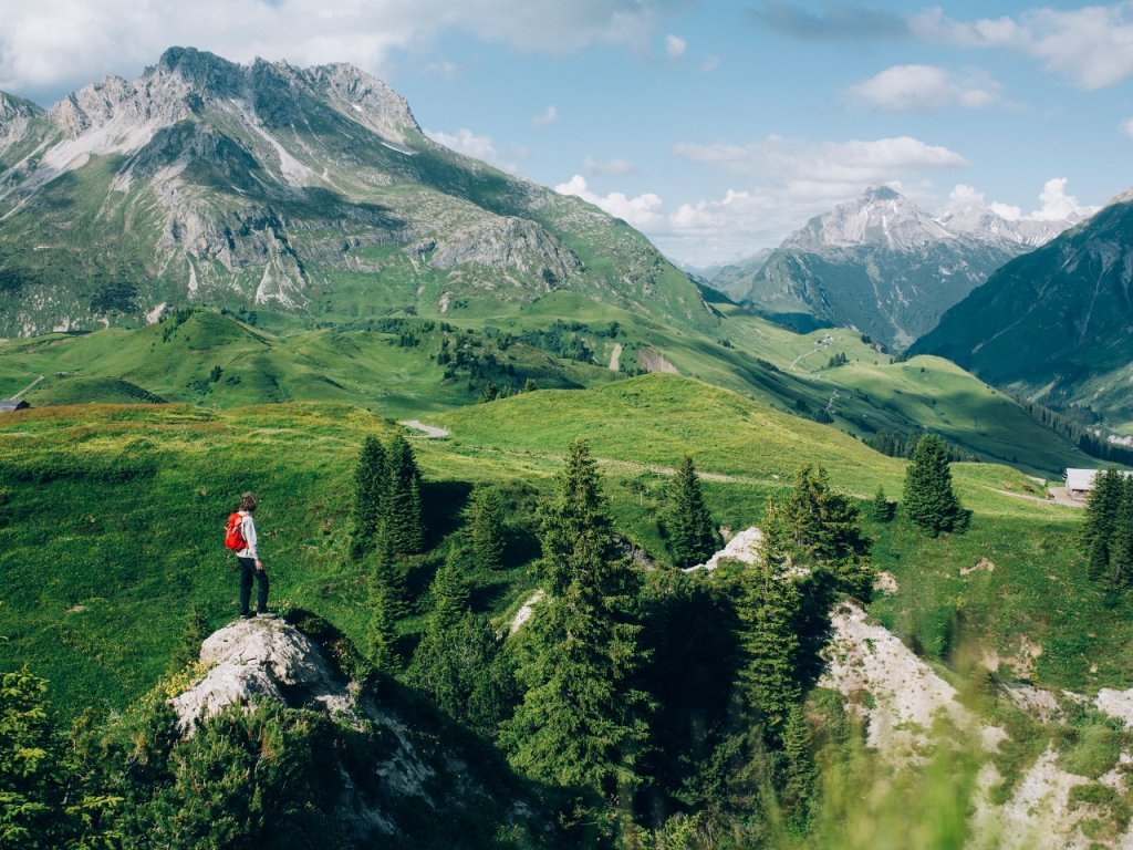 Blick in die bildschöne Landschaft