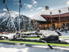 Skieinkehr in der Sennhütte in St. Anton